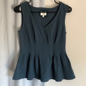 COPY - Deletta Pinched Waist Peplum Top